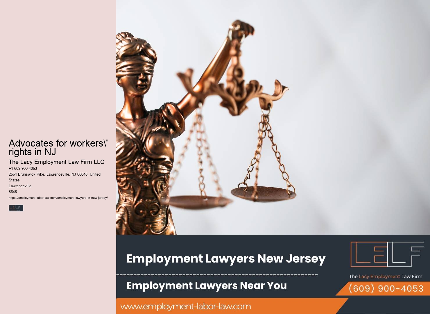 Employment law consultation in NJ