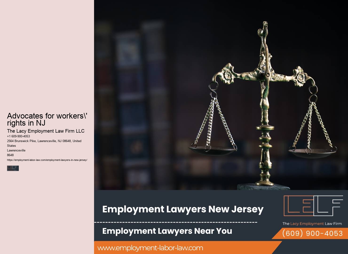 Trusted NJ Employment Lawyers