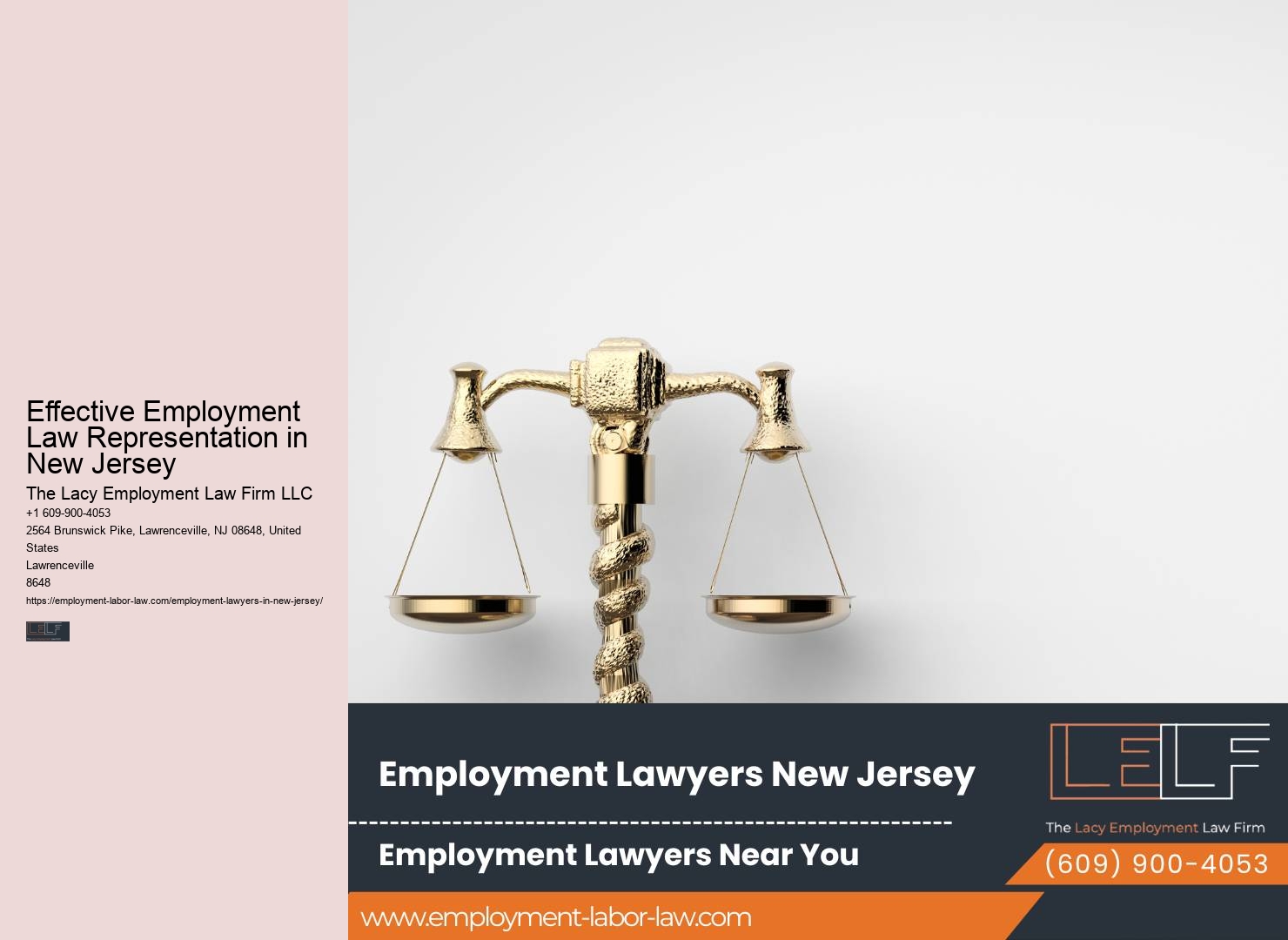 Effective Employment Law Representation in New Jersey