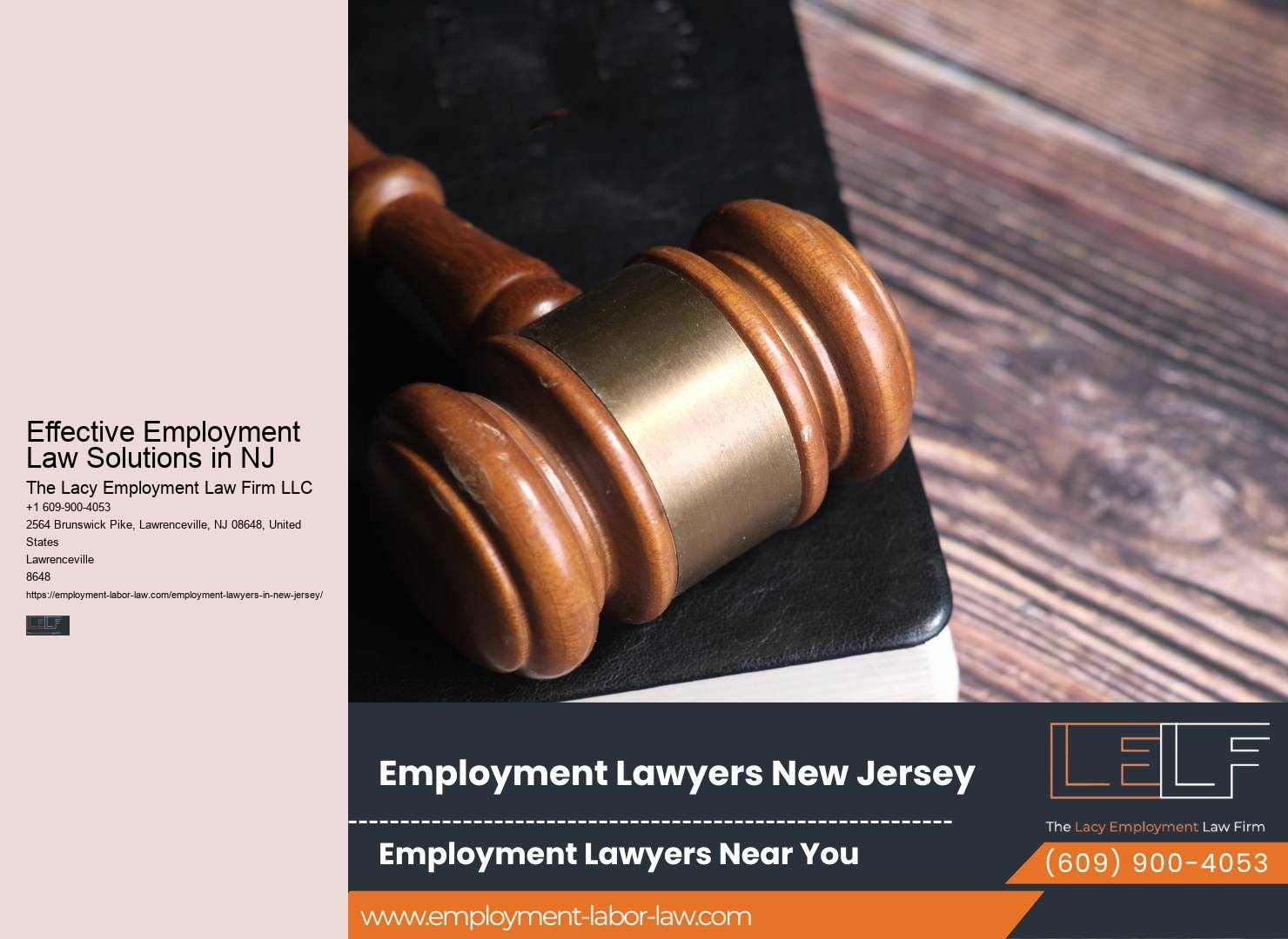 Legal assistance for employment issues NJ