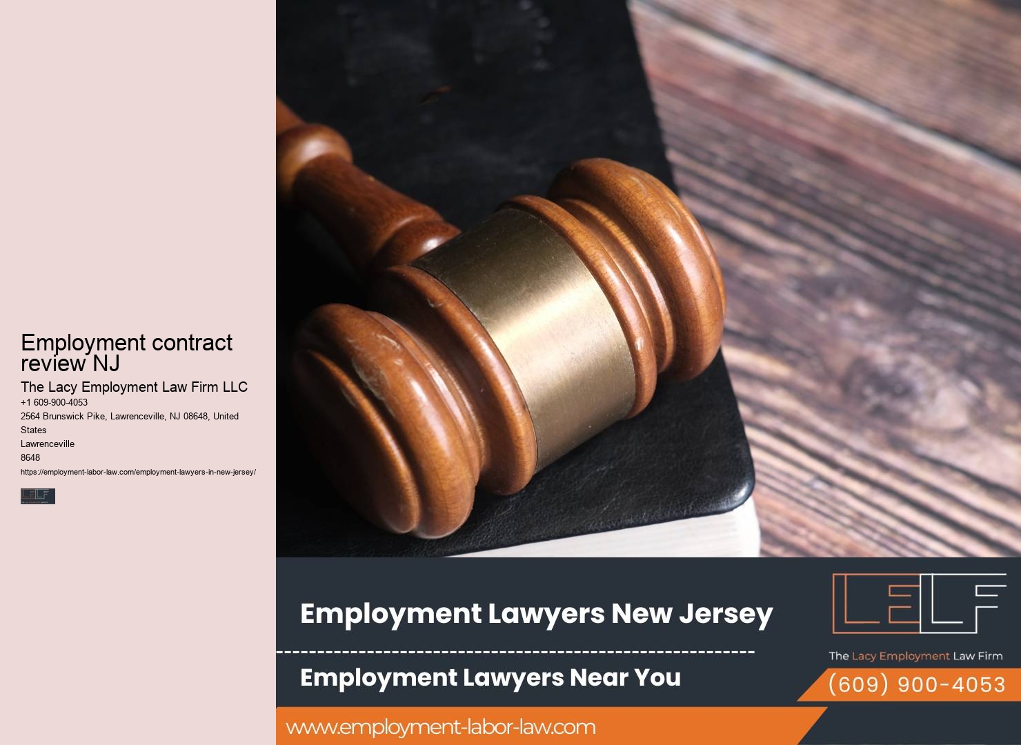 NJ employment law experts