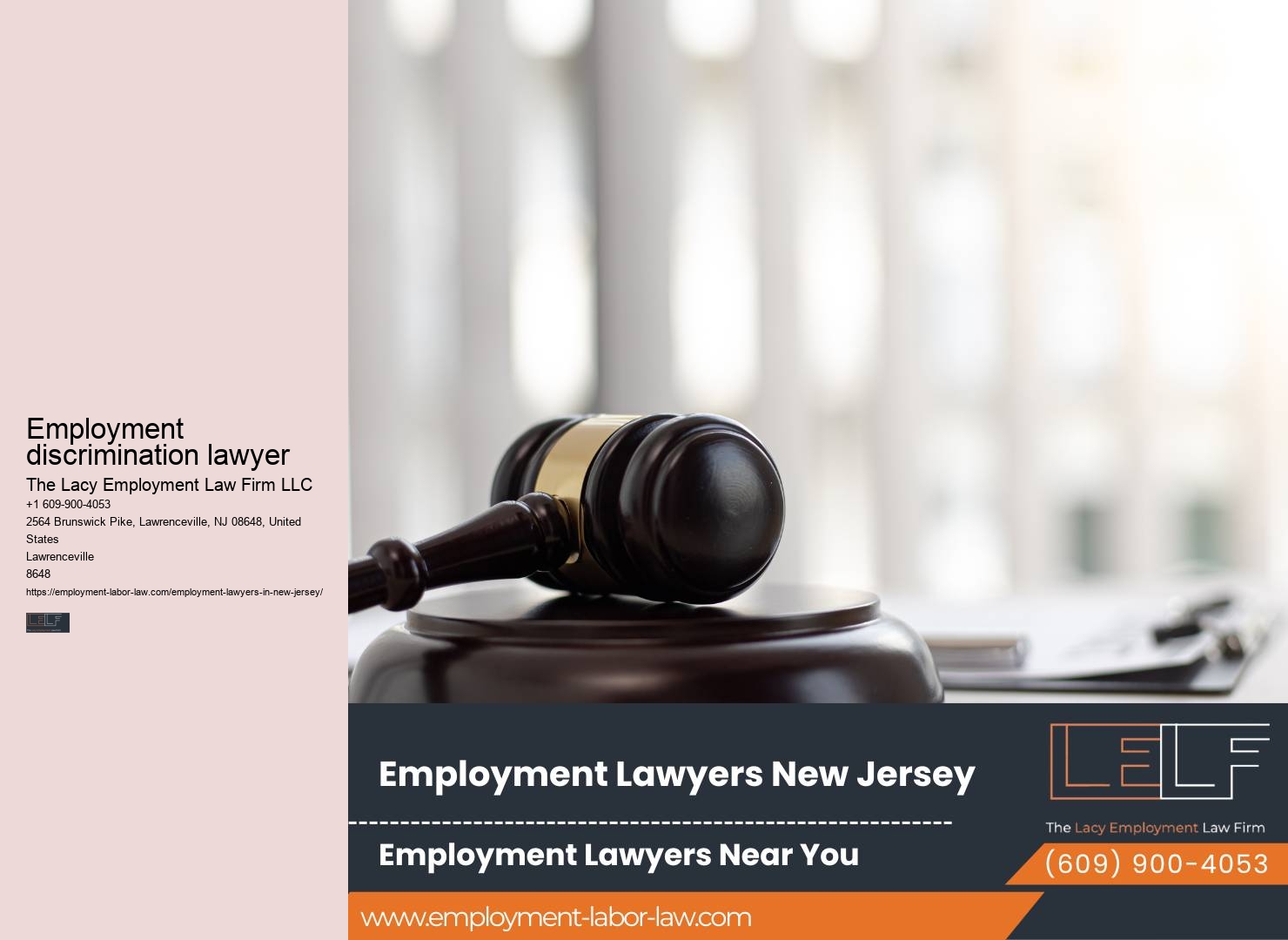 Skilled Employment Law Experts in NJ