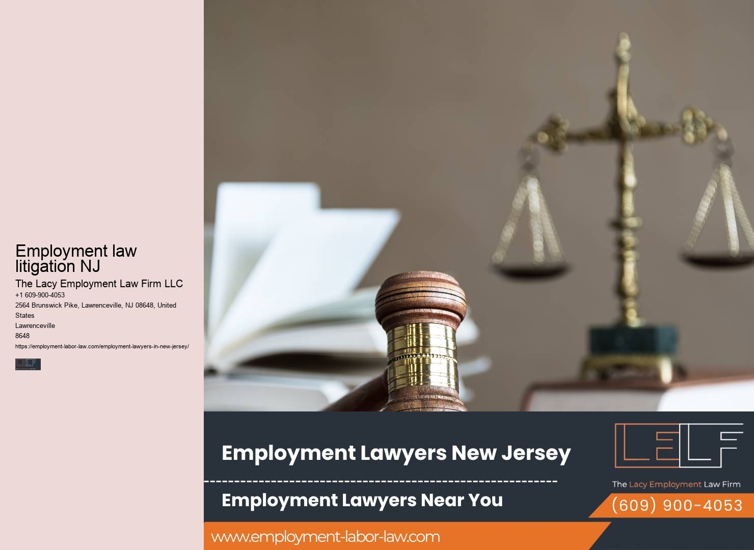 Leading NJ Employment Law Services