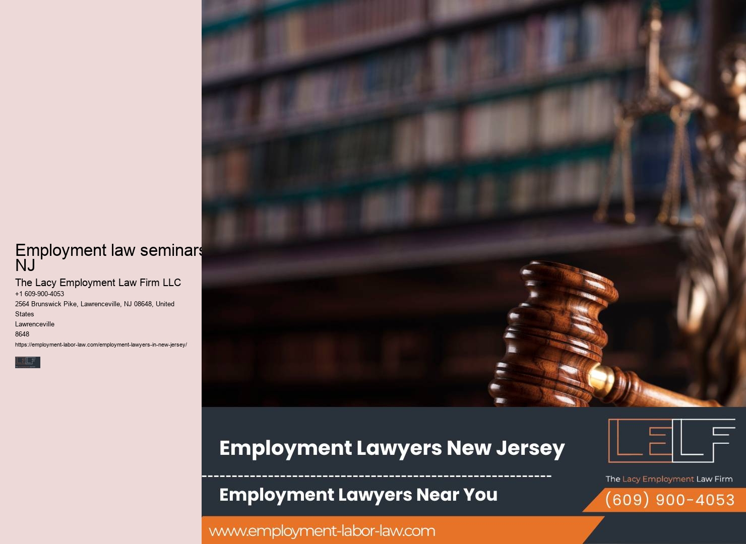 NJ Employment Lawyers for Non-Discrimination Policies