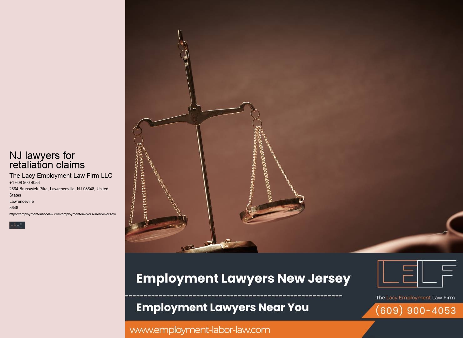 NJ Employment Lawyers for Unfair Dismissal