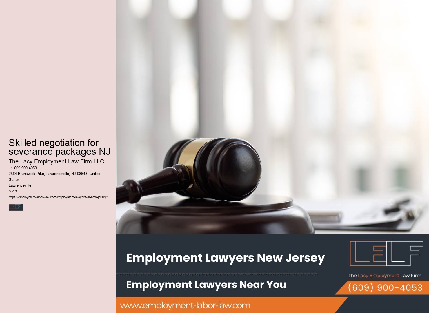 NJ Employment Lawyers for Workplace Injury Claims