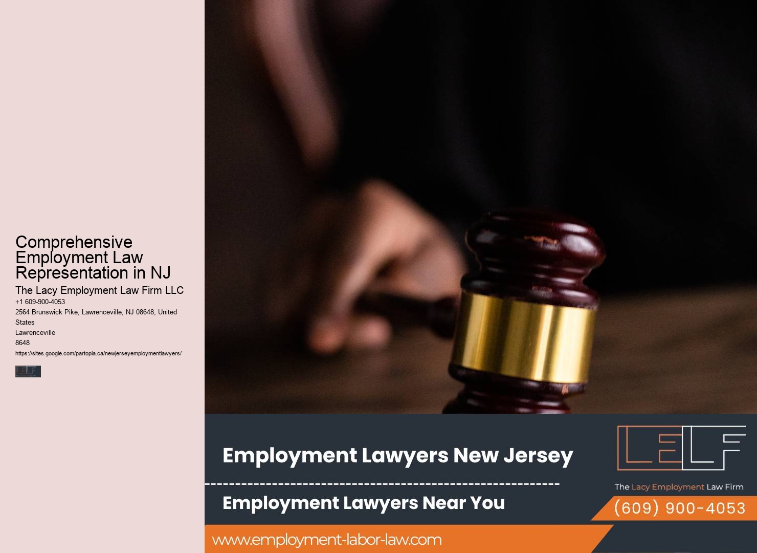 Experienced NJ Employment Law Firm