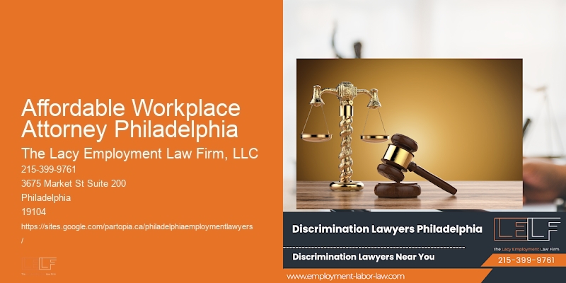 Affordable Workplace Attorney Philadelphia