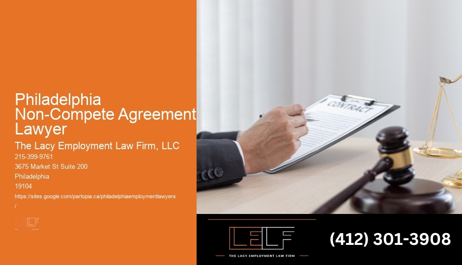 Philadelphia Non-Compete Agreement Lawyer