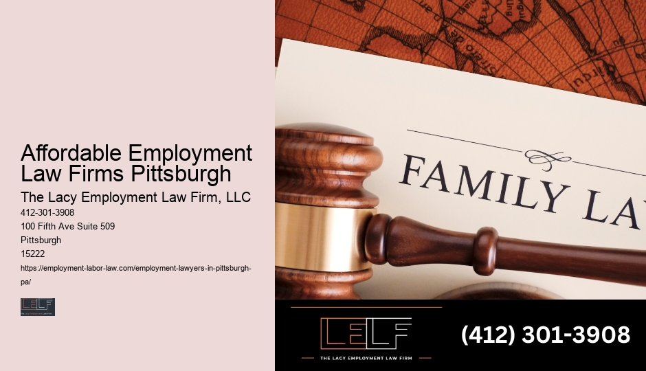 Affordable Employment Law Firms Pittsburgh Whistleblower Lawyer