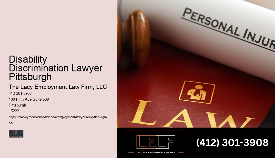 Disability Discrimination Lawyer Pittsburgh Whistleblower Attorney