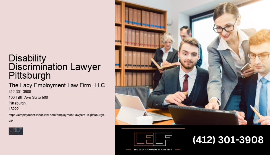 Disability Discrimination Lawyer Pittsburgh employment law firm litigation