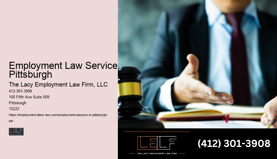 Employment Law Services Pittsburgh Employment Law Litigation