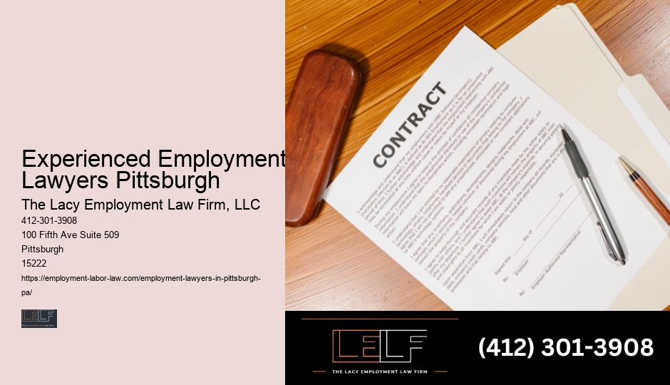 Experienced Employment Lawyers Pittsburgh Employee Law Firm