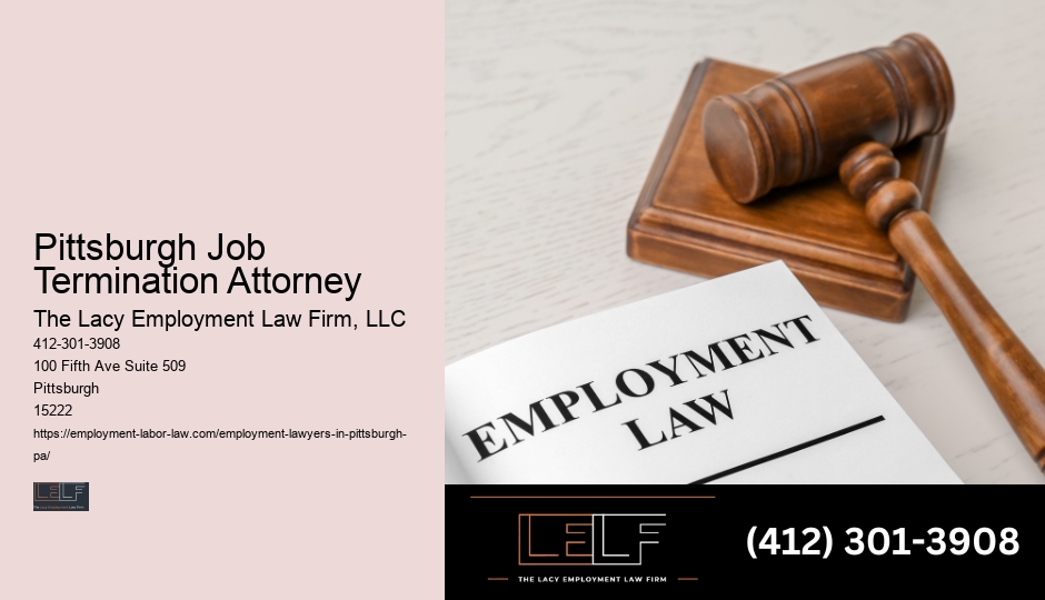 Pittsburgh Job Termination Attorney Employment Mediation Services