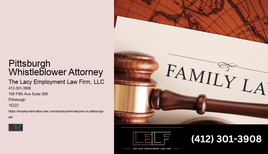 Affordable Pittsburgh Whistleblower Attorney employment law services