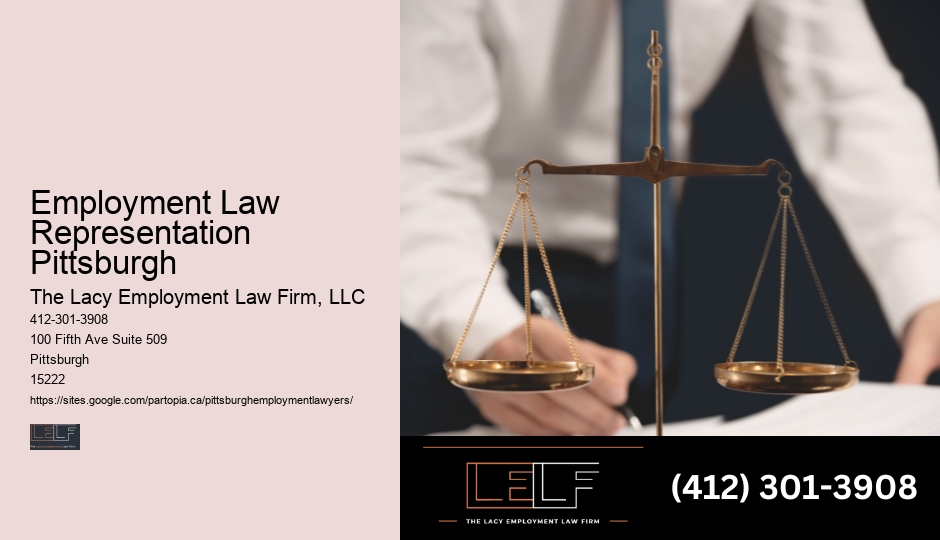 Local employment attorney Employment Law Representation Pittsburgh