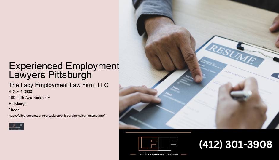 Experienced Employment Lawyers Pittsburgh Employment Law Group
