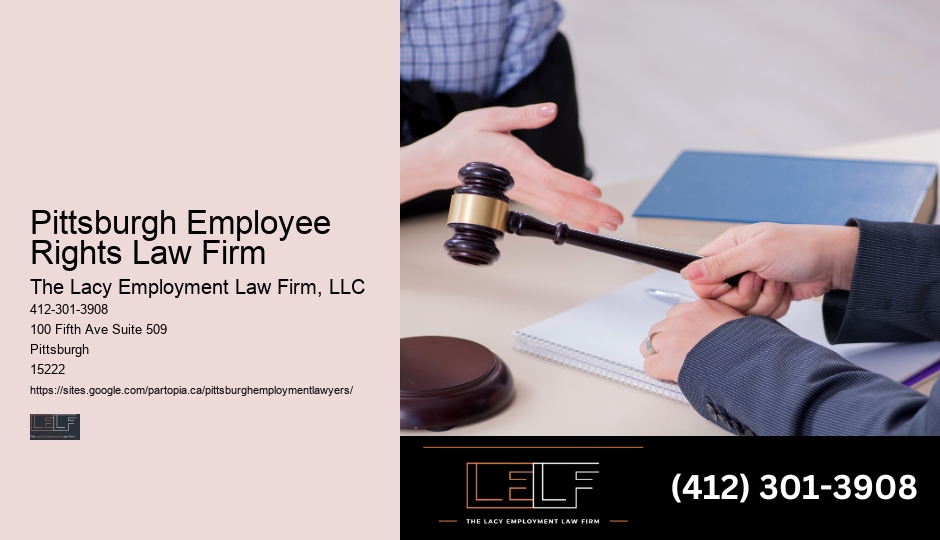 Pittsburgh Employee Rights Law Firm Job Rights Legal Services