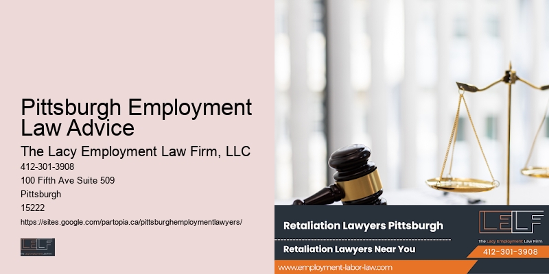 Pittsburgh Employment Law Advice