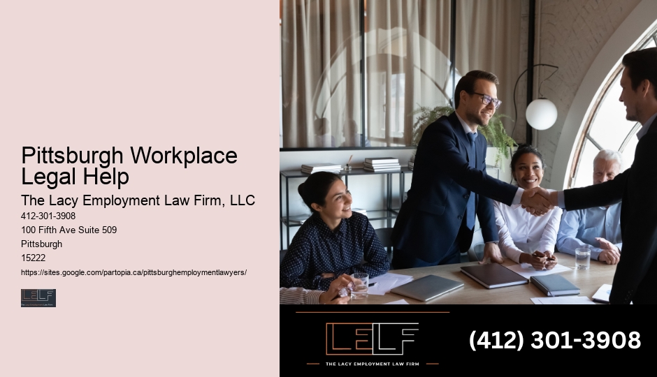 Pittsburgh Workplace Legal Help Employment Law Firm Services