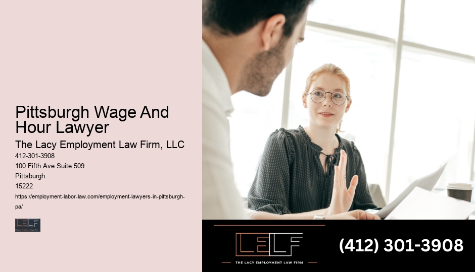 Employment legal services Pittsburgh